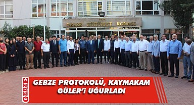 Kaymakam Güler, Gebze'ye veda etti