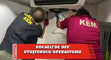 Kocaeli'de 67 kilo 900 gram uyuşturucu ele geçirildi
