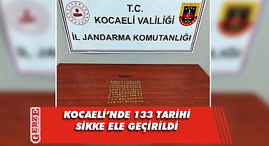 Kocaeli'de jandarmadan tarihi eser operasyonu