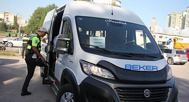 Kocaeli'de öğrenci servisleri denetlendi