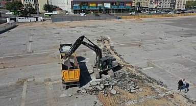 Milli İrade Meydanı’nda hafriyat kazısına başlandı
