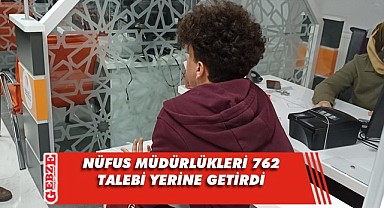 Nüfus müdürlükleri, hafta sonu da çalıştı