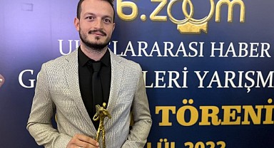 Ödül alan muhabir, müsilajı ilk Kocaeli’nde görüntülemiş