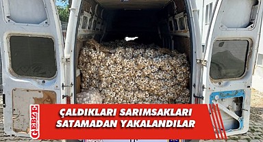Sarımsak hırsızları Kartepe’de yakalandı!