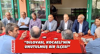 Tarhan ve beraberindeki heyet Dilovası'na gitti