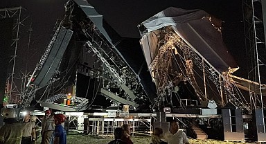 Tarkan’ın konser vereceği sahne çöktü!