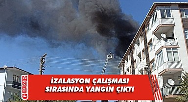 Tatlıkuyu’da bir binanın çatı katında yangın çıktı!