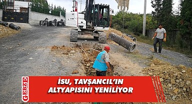 Tavşancıl Mahallesi'ne yeni altyapı hattı