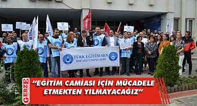 Türk Eğitim-Sen, öğretmenlerin sorunları için toplandı