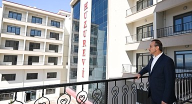 Vali Yavuz, huzurevi binasını inceledi