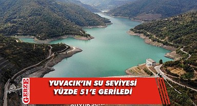Yuvacık'ın su seviyesi azalıyor