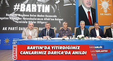AK Darıca'nın danışmasında maden şehitleri anıldı