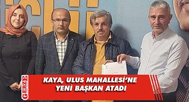 AK Gebze'de Ulus Mahallesi başkanı değişti