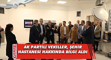 AK Partili heyet, Kocaeli Şehir Hastanesi'ni gezdi