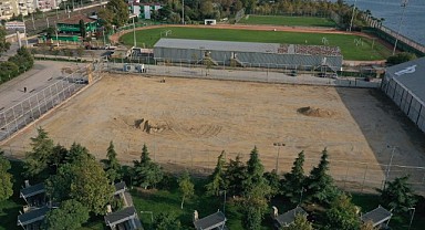 Alparslan Türkeş Spor Kompleksi’nde çalışmalar sürüyor