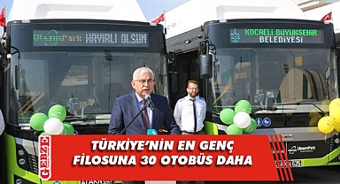 Büyükşehir, filosuna 30 otobüs daha kattı!
