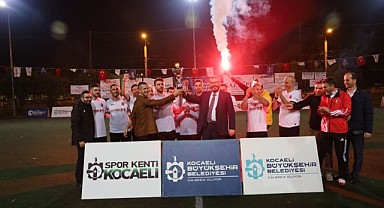 Büyükşehir'in turnuvasında şampiyon muhtarlık işleri