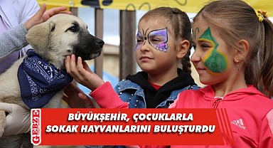 Büyükşehir, minikleri sevimli patilerle buluşturdu