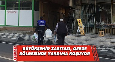 Büyükşehir zabıtası, büyüklerimizin imdadına yetişiyor