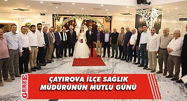 Çayırova İlçe Sağlık Müdürü Çetintaş, dünya evine girdi