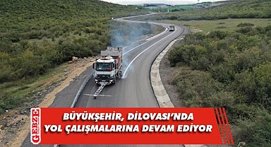 Çerkeşli-Tavşancıl yolunun çizgileri çizildi  