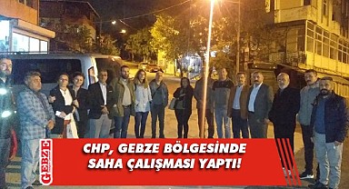 CHP Kocaeli, 12 ilçede sahaya indi