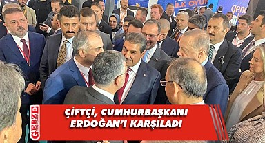 Çiftçi, Cumhurbaşkanı Erdoğan'la bir araya geldi