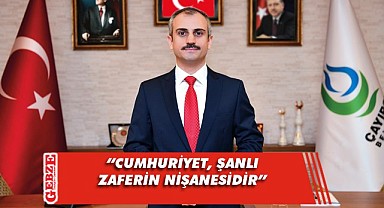 Çiftçi’den Cumhuriyet Bayramı mesajı