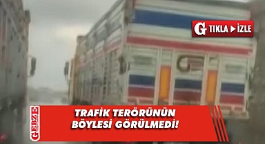 D-100 karayolunda akıllara durgunluk veren olay