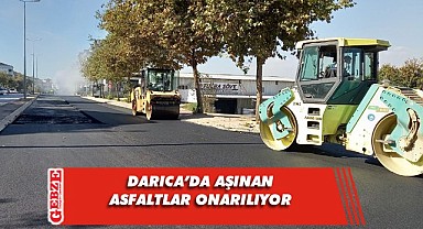 Darıca Atatürk Caddesi'ne 11 bin ton asfalt seriliyor