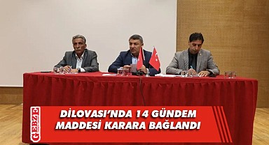 Dilovası'nda Ekim ayı meclisi tamamlandı