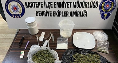 Durdurulan araçta esrar ele geçirildi