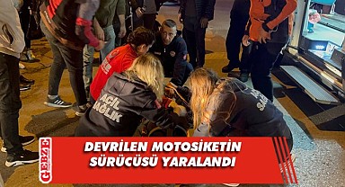 Gebze'de motosiklet kazası; 1 yaralı