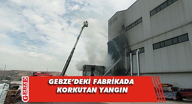 Gebze’deki mobilya fabrikasında yangın!