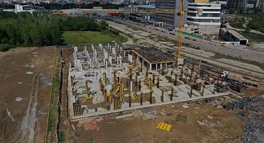 Gıda Üretim Tesisinin kolon imalatları devam ediyor