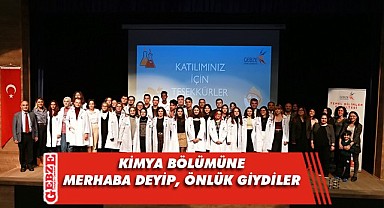 GTÜ’lü öğrencilere önlük giyme töreni düzenlendi
