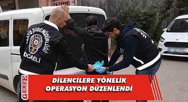 Huzur çalışmasında 5 dilenciye idari işlem yapıldı