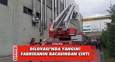İMES’te yangın çıkan yangını itfaiye ekipleri söndürdü