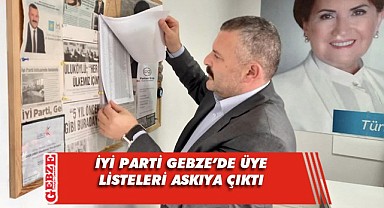 İYİ Parti Gebze'de kongre süreci başladı!