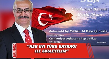 Kaymakam Özyiğit'ten Türk bayrağı çağrısı