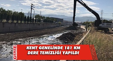Kocaeli genelinde dere temizliği sürüyor