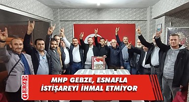 MHP Gebze, esnafı gezmeye devam ediyor