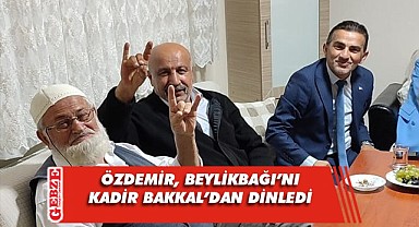 MHP’li Özdemir’den Kadir Bakkal’a ziyaret