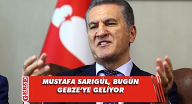 Mustafa Sarıgül, bugün Gebze'de