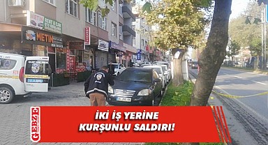 Oto galeriye kurşun yağdırdılar!
