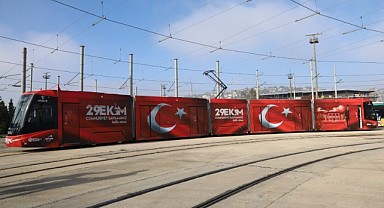 Ulaşımpark’tan 29 Ekim’e özel tramvay