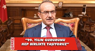 Vali Yavuz, cumhuriyetin 99. yaşını kutladı