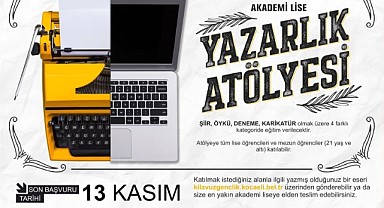 Yazarlık Atölyesi için başvurular başlıyor