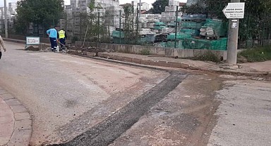 Yol timi, bozuk yollara anında müdahale ediyor