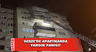 12 katlı binada yangın paniği!
